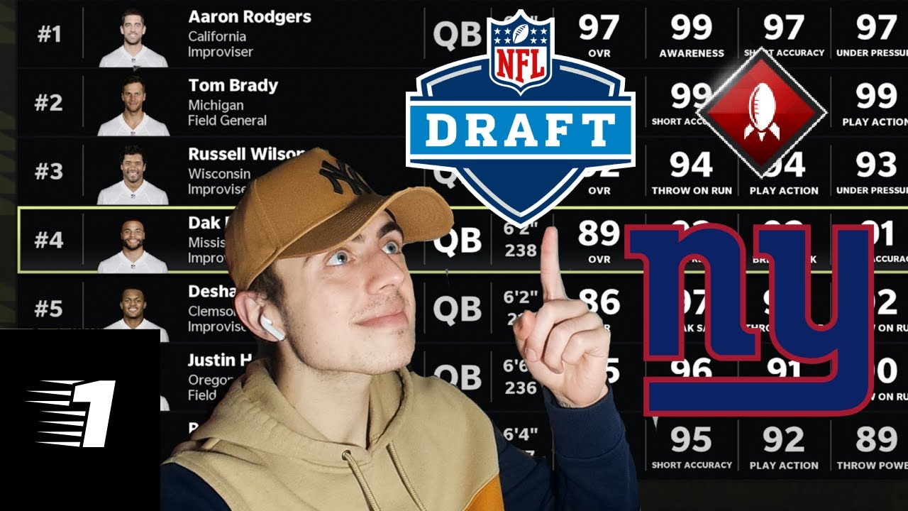 I got the 6TH PICK in a 32 USER CFM Fantasy Draft!! Madden 22 Giants