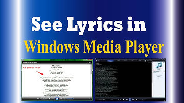 How to add Lyrics to Windows Media player-add/see lyrics in Windows Media  Player