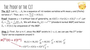 [5. Multiple RVs] 5.11 Proof of the CLT