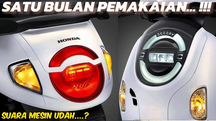 HONDA SCOOPY 2025🔥| SETELAH SATU BULAN PEMAKAIAN | KOK MESINNYA UDAH..... |laxfito