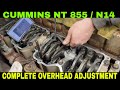 CUMMINS NT 855 / N14 COMPLETE OVERHEAD INCLUDING ROCKER INSTALL