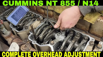 CUMMINS NT 855 / N14 COMPLETE OVERHEAD INCLUDING ROCKER INSTALL