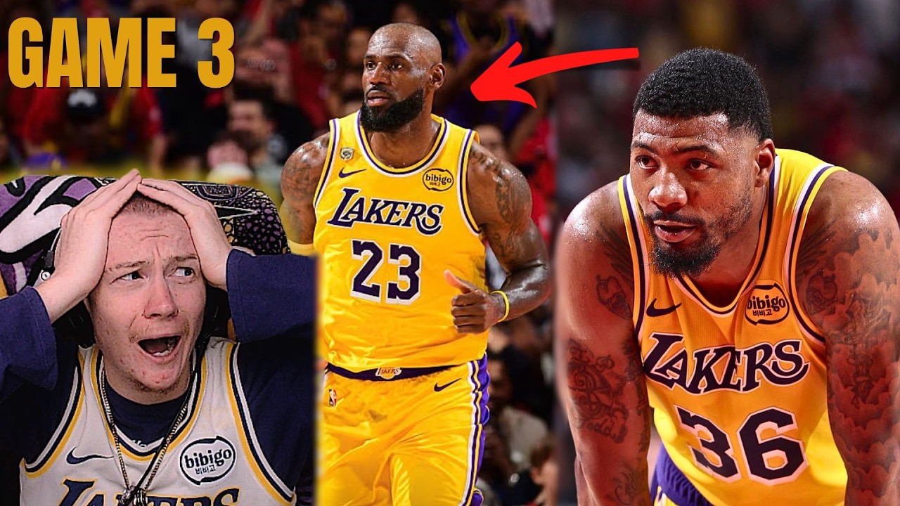LIVE Reaction to Lakers vs Rockets GAME 3! - YouTube