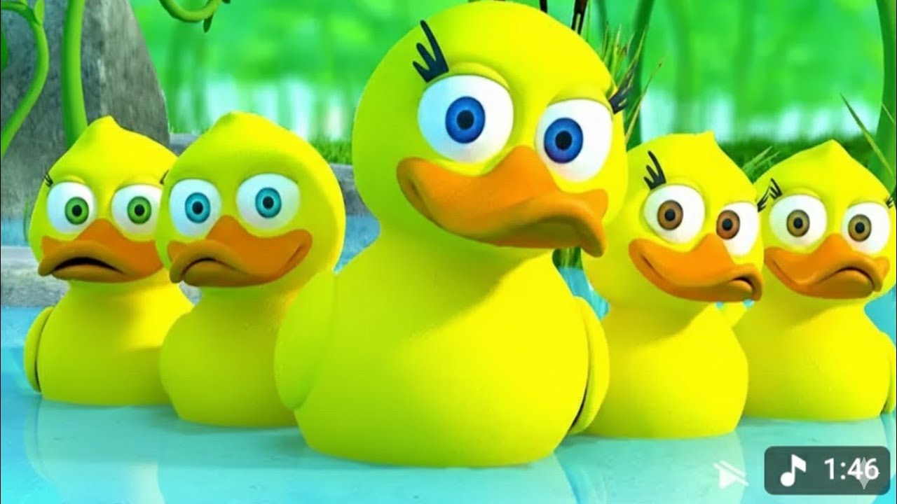 "🎶 Five Little Ducks Went Out to Play! [Catchy Nursery Rhyme for Kids] 🦆 | Sing-Along Fun!"