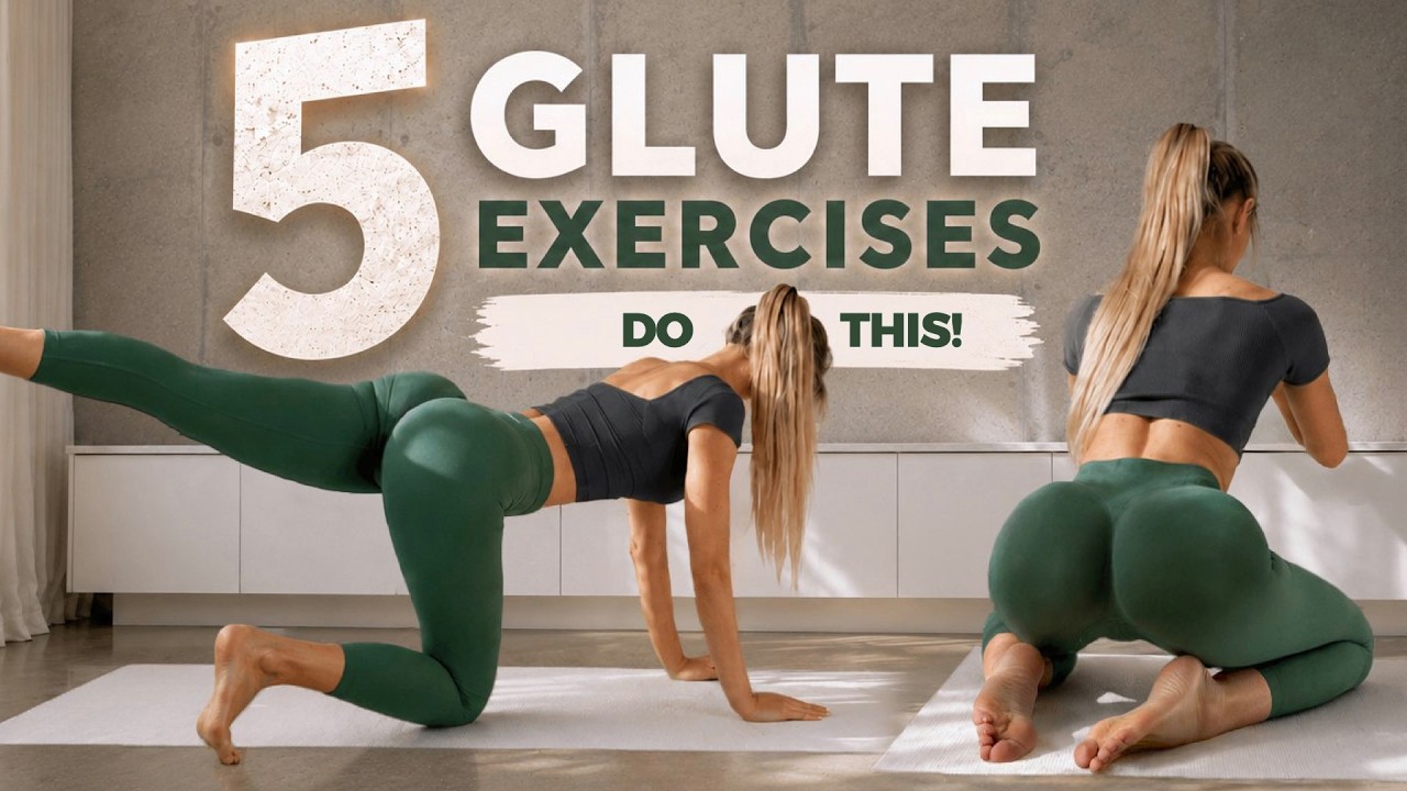“THE 5-5-5 METHOD” To Maximise Your BOOTY GROWTH! Constant Tension Glute Workout, No Equipment