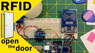 Arduino RFID sensor - Open the door using rfid - Display card address RFID RC522