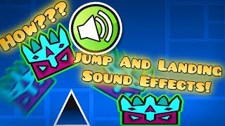 How To Make Jump And Landing Sound Effects In Geometry Dash 2.2