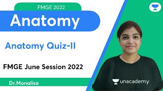 Anatomy Quiz-II | FMGE June Session 2022 | Anatomy | Let's Crack NEET PG | Dr.Monalisa screenshot 5