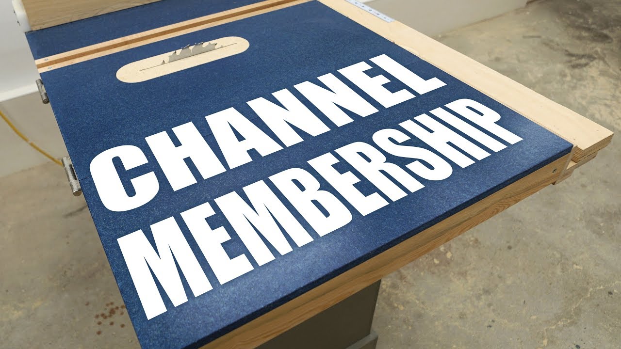 Channel Memberships? carpentry tools pdf