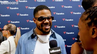 Sterling Shepard Is Happy To See Saquon Barkley Succeed 2025 Fanatics Super Bowl Party