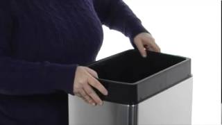 simplehuman simplehuman Slim Touch Bar Trash Can, Fingerprint-Proof SKU:#8043823