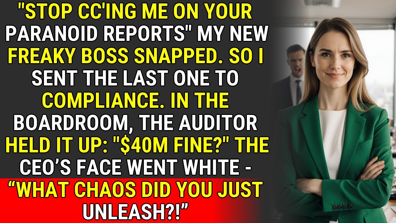 My Boss Called Me 'Paranoid'—So I Exposed His $40M Fraud ♟️ | #CorporateCheckmate