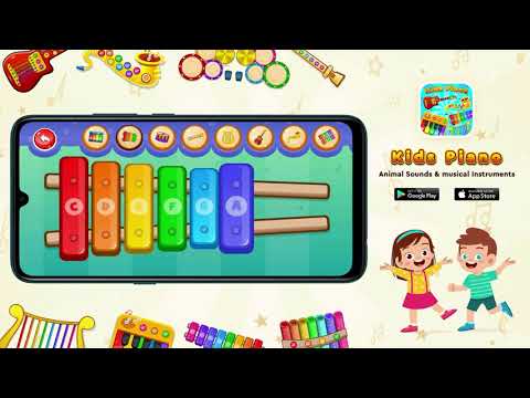 Kids Piano: Animal Sounds & musical Instruments is one of the best kids Apps.