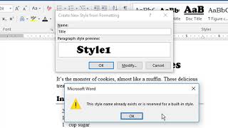 93. Word Style Week - Creating a New Style screenshot 5