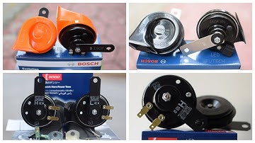 Review: Còi Sên (Sò), Còi Đĩa Denso & Bosch chính hãng ll Test Âm Thanh Thực Tế