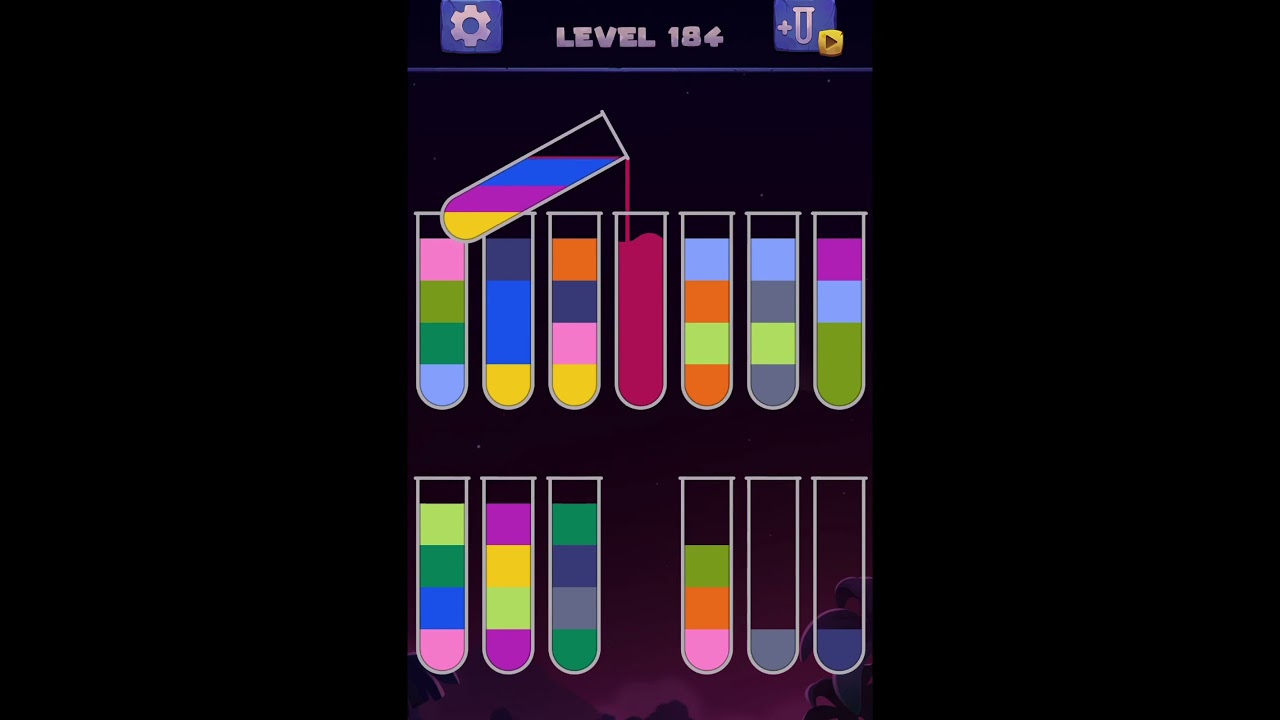 Sort Water Color Puzzle Level 184
