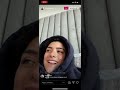 Dixie Damelio instagram live Feb 20th 2021 | Dixie uses funny filter