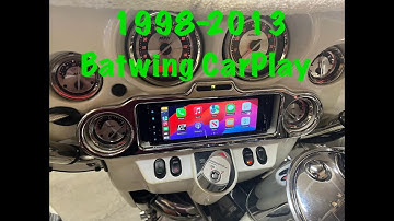 Game Changer? Apple CarPlay - 1998-2013 Batwing Harley with OEM Inner Fairing! Power Acoustik CP-71W