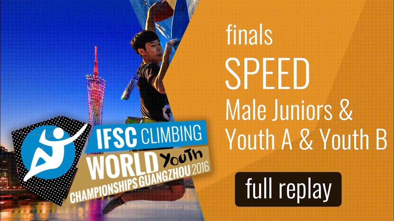 climbing colombia IFSC World Youth Championships Guangzhou 2016 - Speed - Male Finals