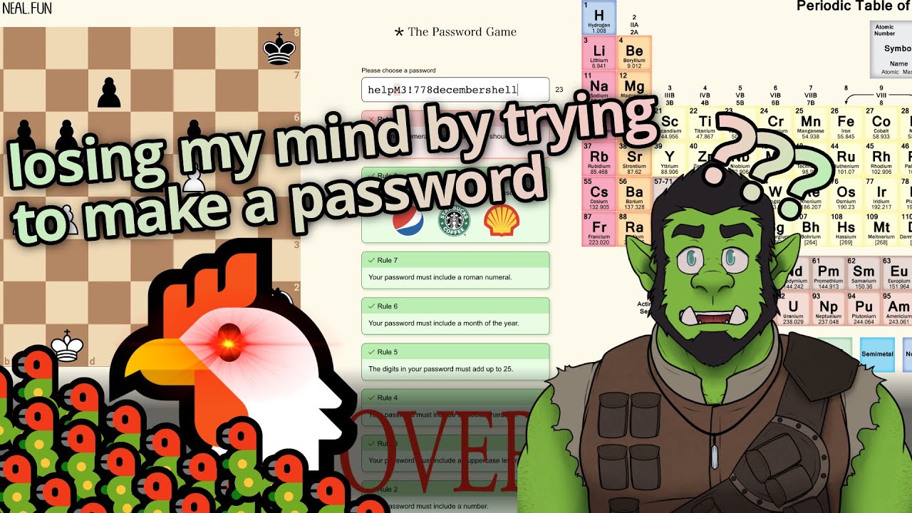 Trying the Password Game - Watch Now! 