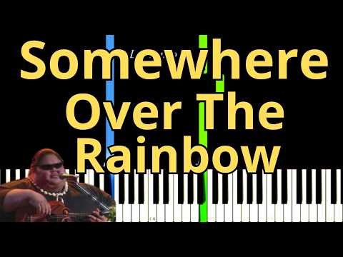 Somewhere Over The Rainbow Easy Piano