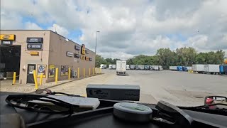 Stopped for a Shower at the Truck Stop, not knowing a Tornadoe was forming 