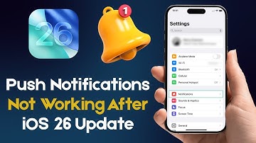 How To Fix iPhone Push Notifications Not Working after iOS 26 Update