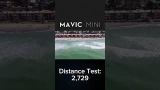 Mavic Mini Distance test shorts drone test