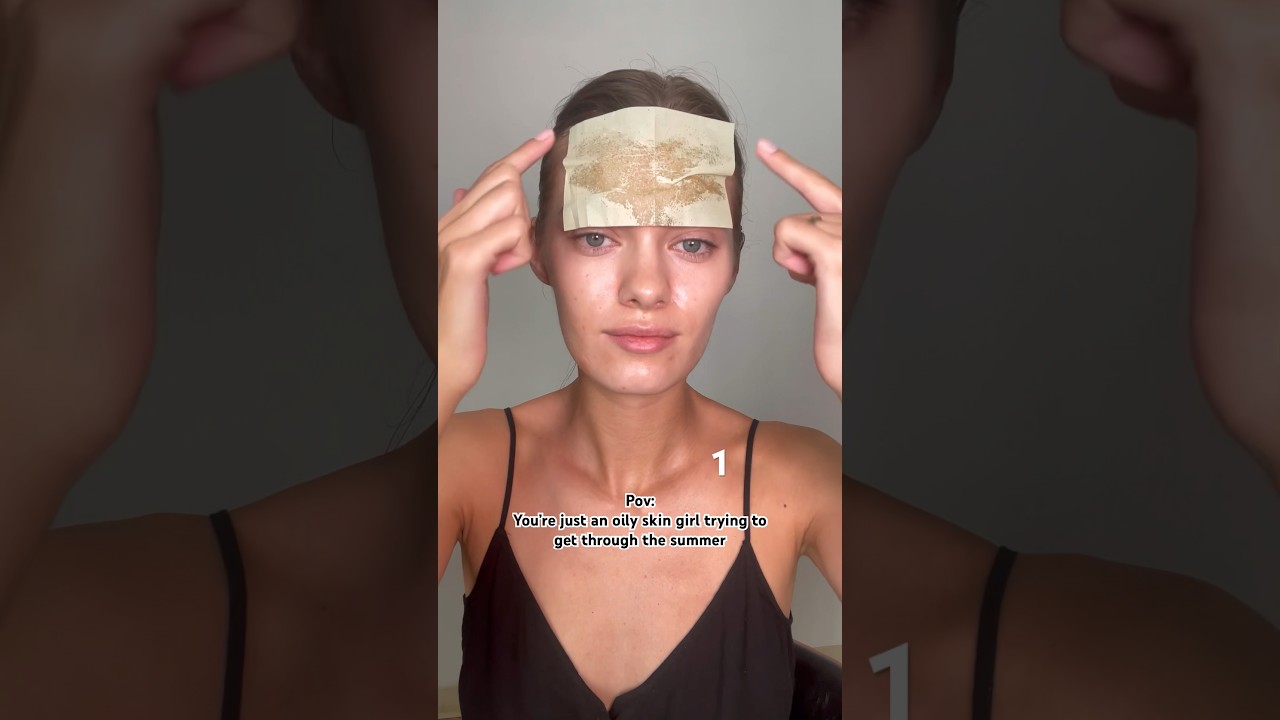BLOTTING PAPER AND REALLY OILY SKIN 😱🤯  