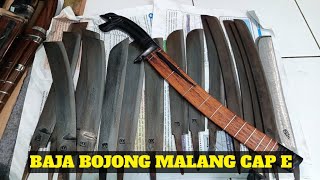ORIGINAL GOLOK BOJONG MALANG CAP E, GOLOK KOPAK RAWING CAP E, CANDUNG CAP E