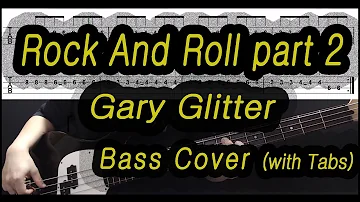 (Bassonly)Gary Glitter - Rock And Roll part 2 [2019 Joker Movie OST] (Bass cover with tabs 165)