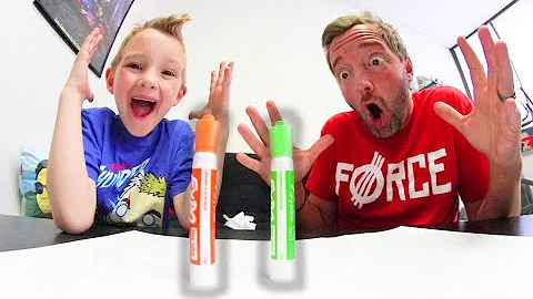 Father Son HARDEST TRICK SHOT EVER! / Marker Flip ...