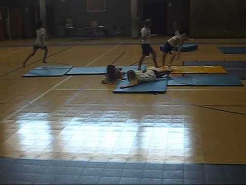 PE gymnastics preformance