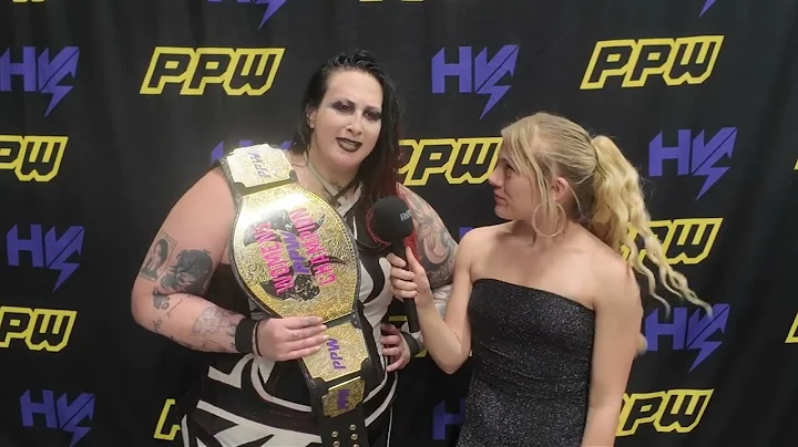 ABJ Backstage at PPW Rise to Glory with Sammi Chaos 