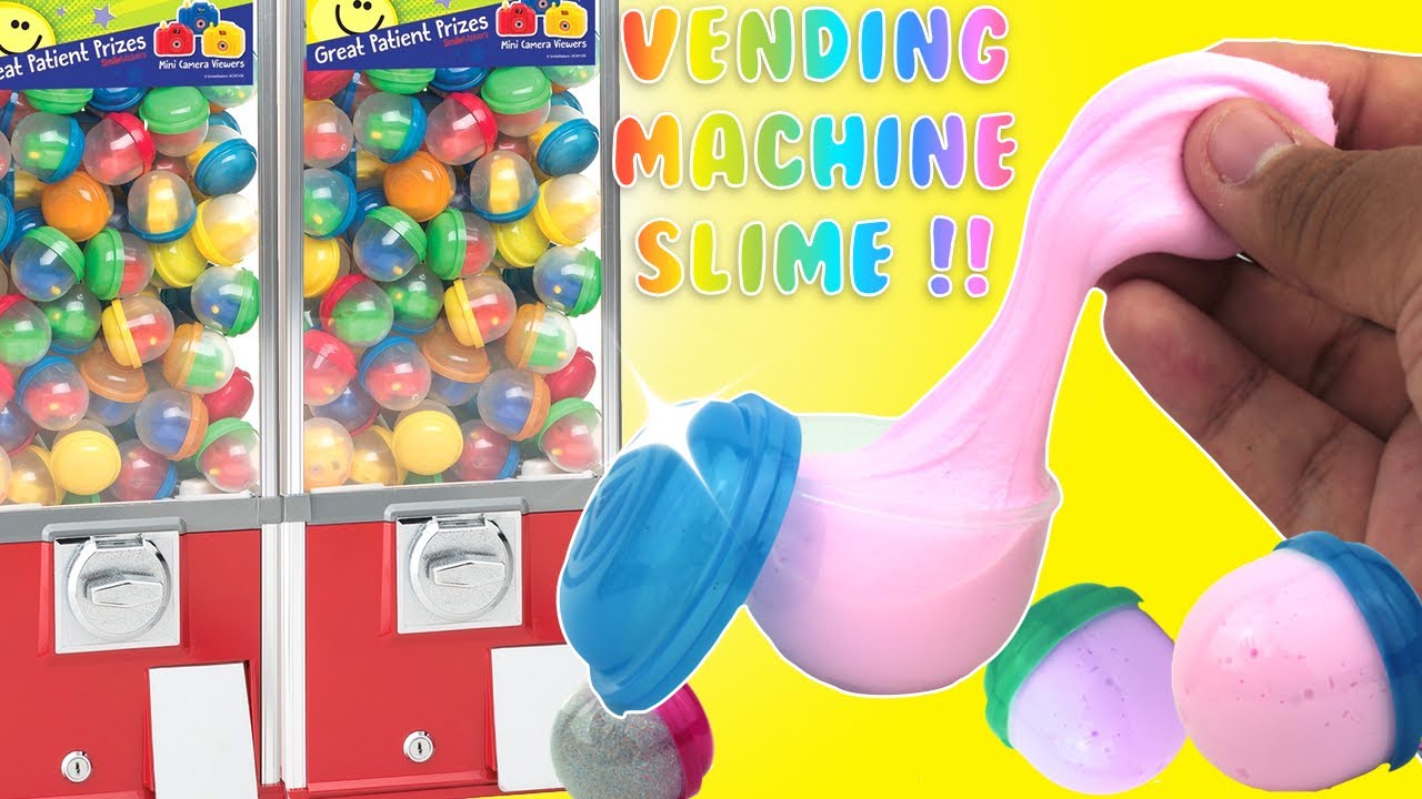 REVIEWING SLIME FROM A VENDING MACHINE !!?! // TOY VENDING MACHINE