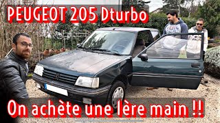 Peugeot 205 Dturbo 1ère main, unique !