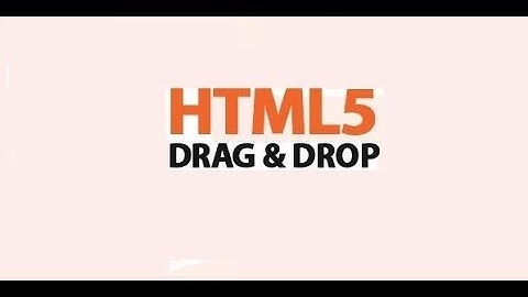 Реализация HTML5 API Drag-and-drop