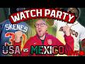 USA vs MEXICO WBC POOL B WATCH PARTY | LIVE + Chat!