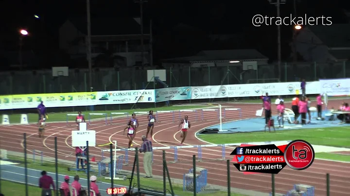 Cassandra Tate wins 400H in Guadeloupe