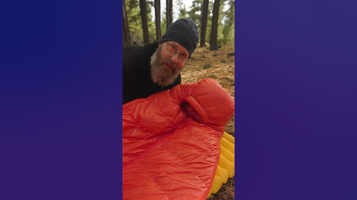 Sleeping Bags vs Quilts #shorts