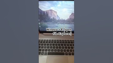 How to open file Explorer shortcut on laptop 💻 #windows #laptop#shortcut#shorts