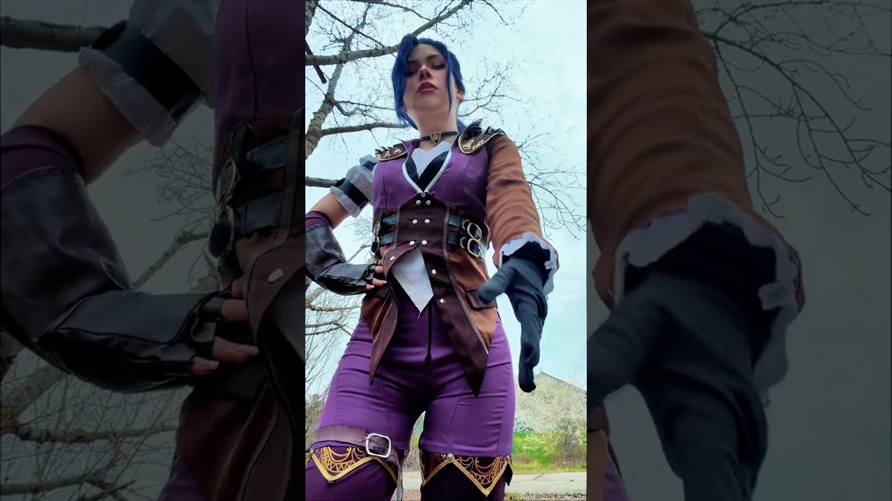 I'm an excellent shot | Caitlyn Kiramman & Vi @witchera_ #cosplay Caitvi | Arcane