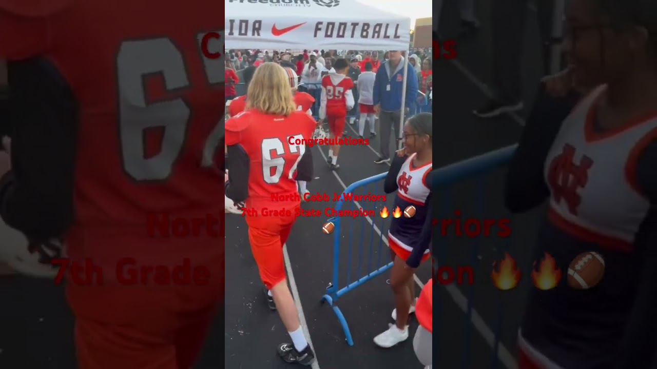 2024 State Champions 🏈🏈🔥7th grade North Cobb Jr.Warriors 