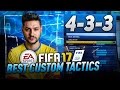 FIFA 17 BEST FORMATIONS 4-3-3 TUTORIAL - BEST CUSTOM TACTICS & INSTRUCTIONS / HOW TO PLAY 4-3-3 (4)