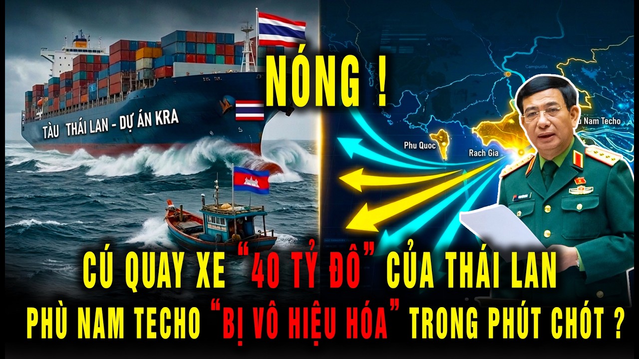 Cú quay xe 40 tỷ đô của Thái Lan: Thế cờ Phù Nam Techo bị vô hiệu hóa trong phút chót?