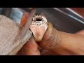 Cincin mata kliling suasa (suasa50%.7grm) handmade gold ring