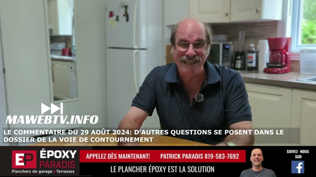 LE COMMENTAIRE DE DANIEL POULIN DU 29 AOÛT 2024 SUR MAWEBTV INFO