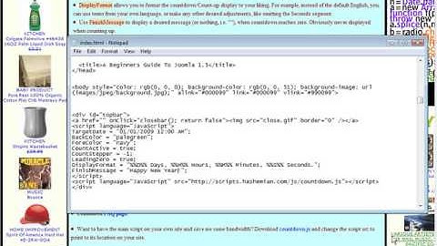 How To Add A Scrolling Countdown Timer To A Website