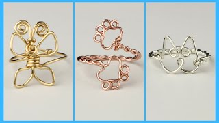 Day 10 - 10-Day Rings to Make &amp; Sell Challenge // Cat, Paw, Butterfly Tutorial