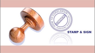 STAMP DESIGNING | How to Design Stamp  in CorelDRAW Looks100% Real